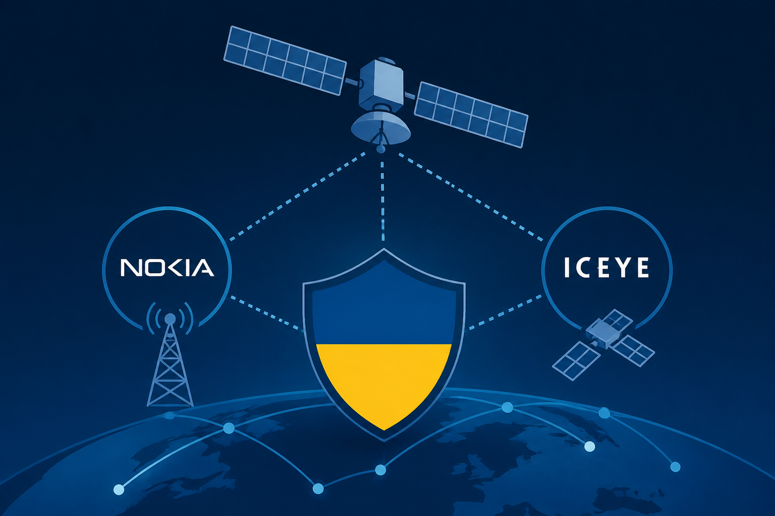 Ukraine partners with Nokia and ICEYE for Starlink alternative