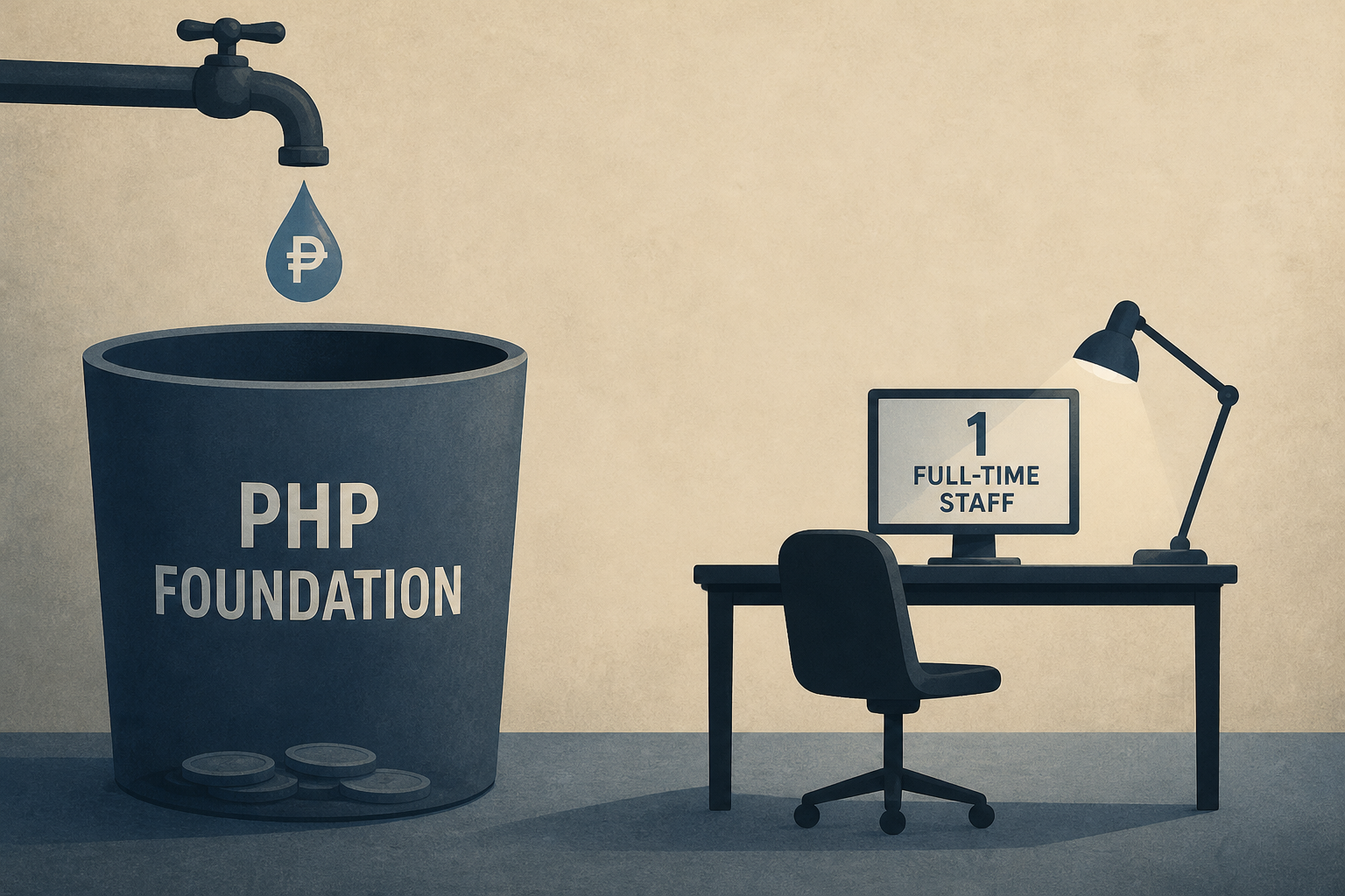 PHP Foundation 'under-funded' with one full-time staff member, director says