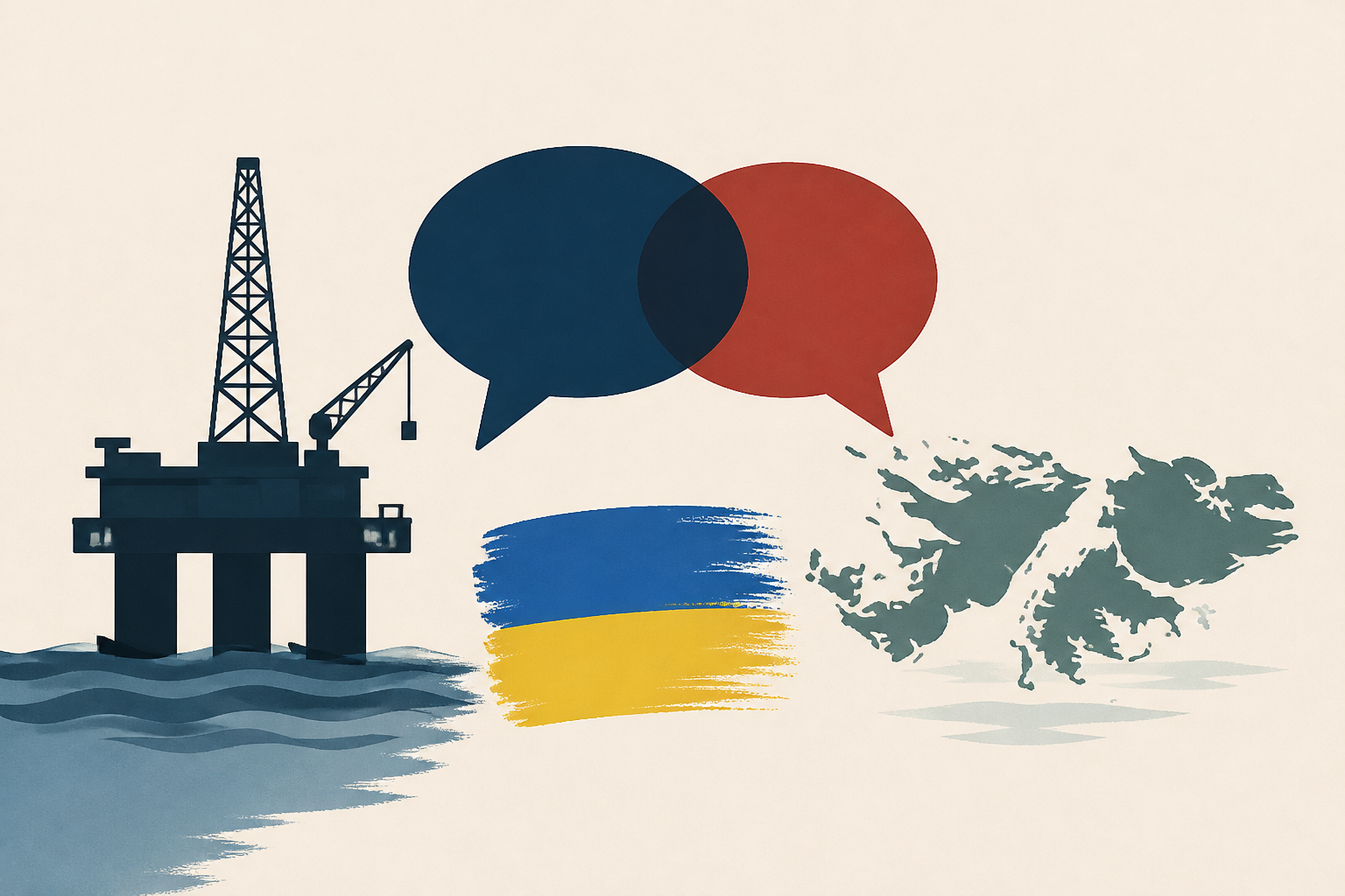 Trump and Burnham discuss North Sea oil, Ukraine and Falklands