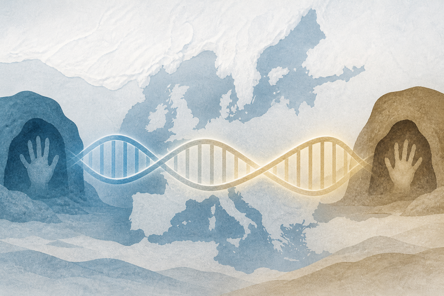 Paleolithic human DNA reveals east-west connections across Ice Age Europe