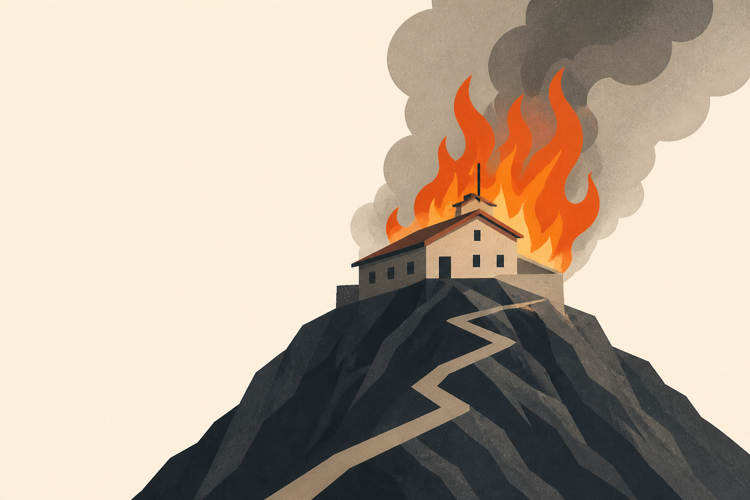 Fire engulfs Hitler’s ‘Eagle’s Nest’ mountain retreat