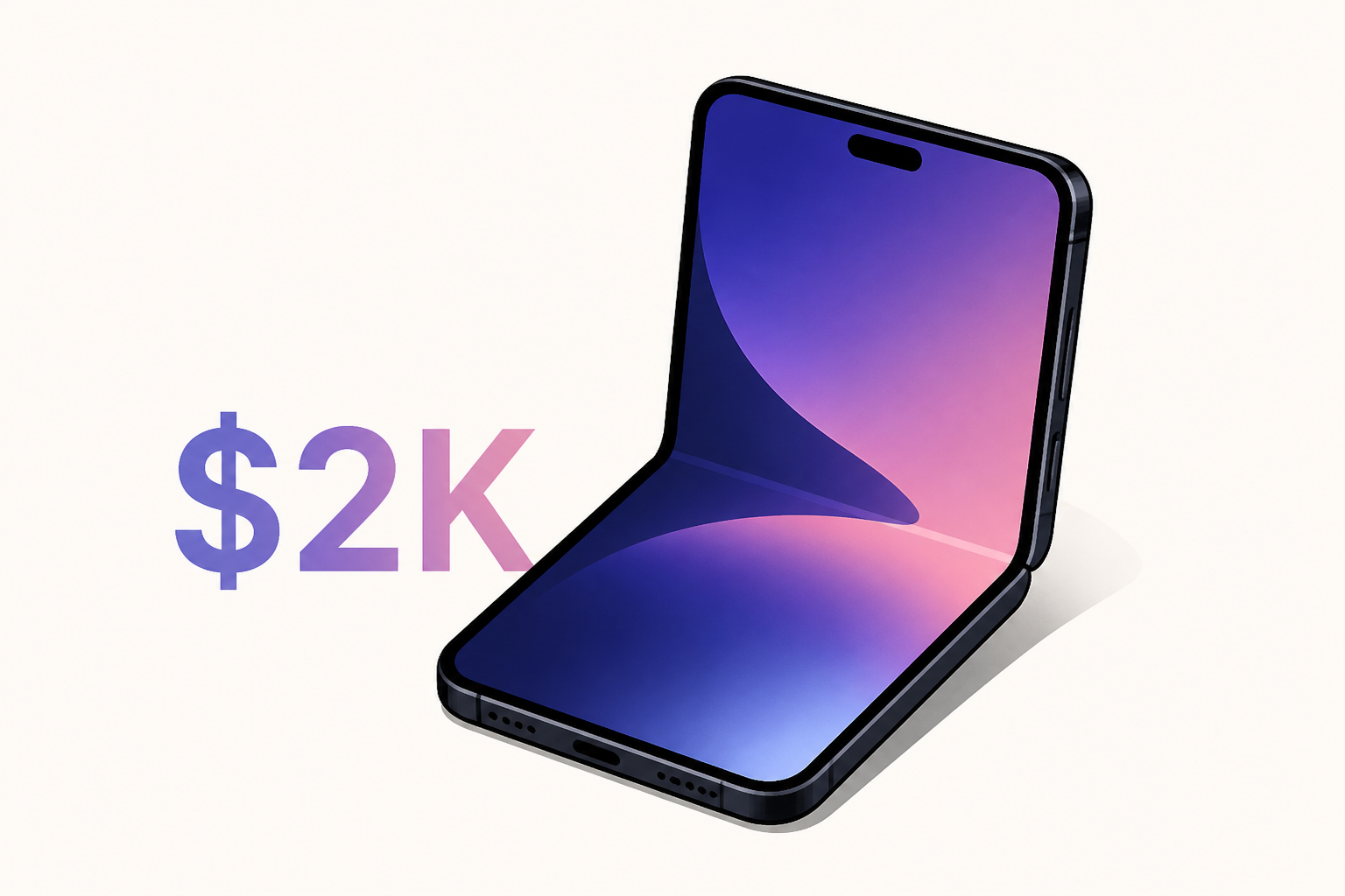 Apple's new $2K iPhone Duo wows critics with foldable screen