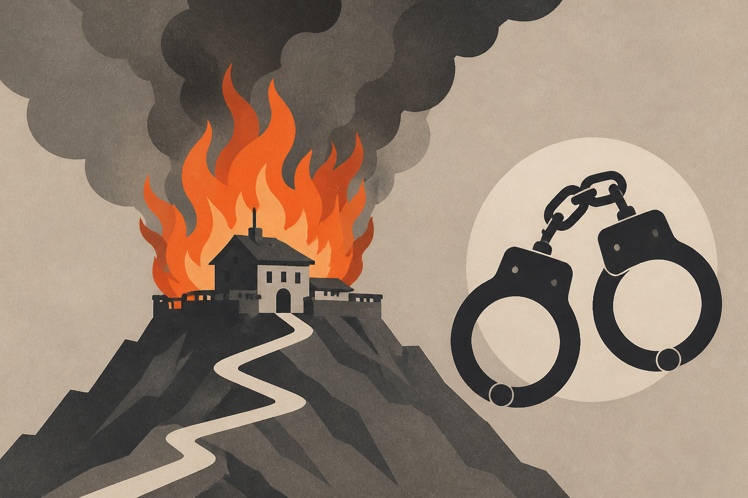 Suspect arrested after fire "completely engulfed" Hitler's Eagle's Nest mountain retreat in Germany