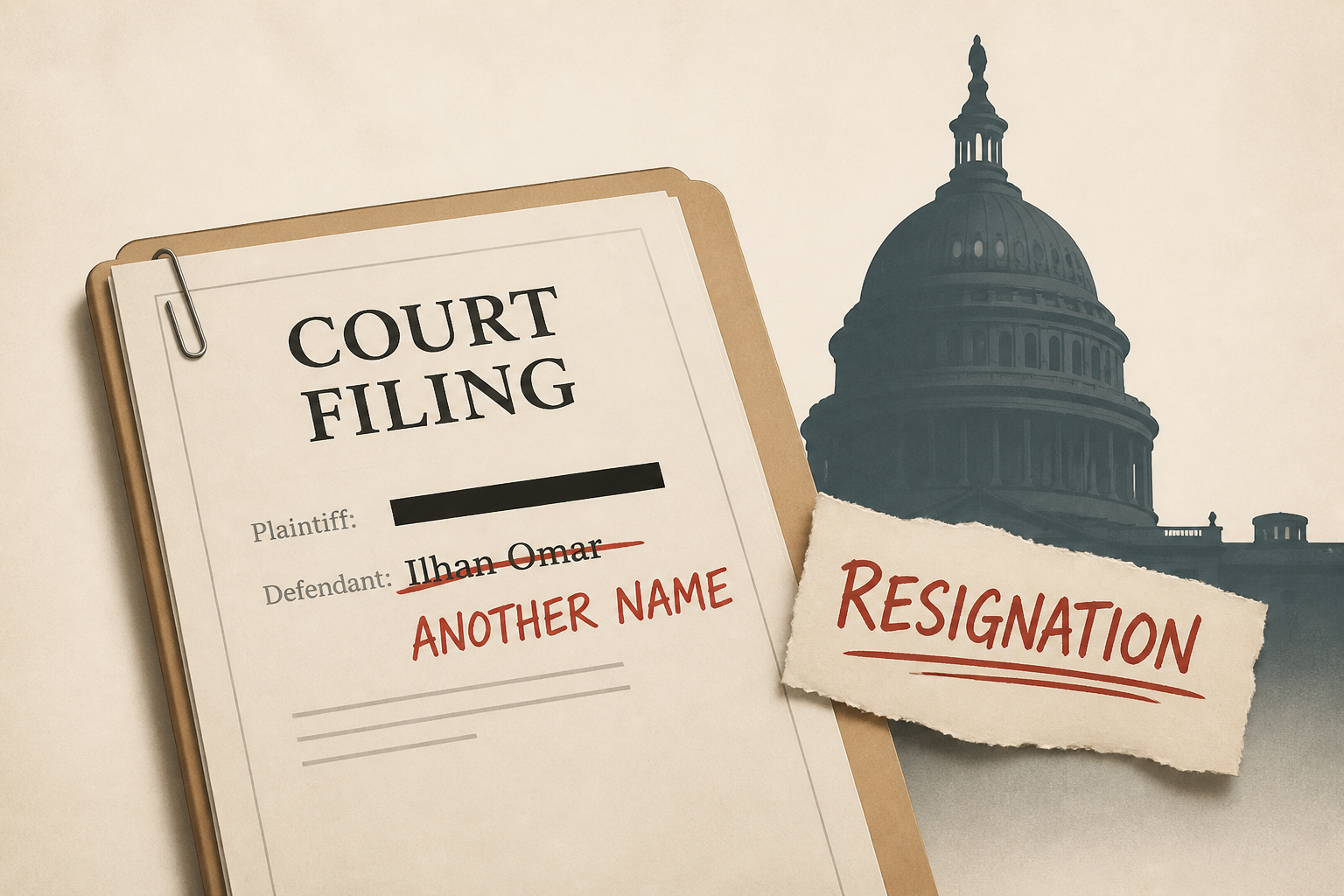 New Court Filings Identify Ilhan Omar by Another Name as Trump Calls for Her Resignation