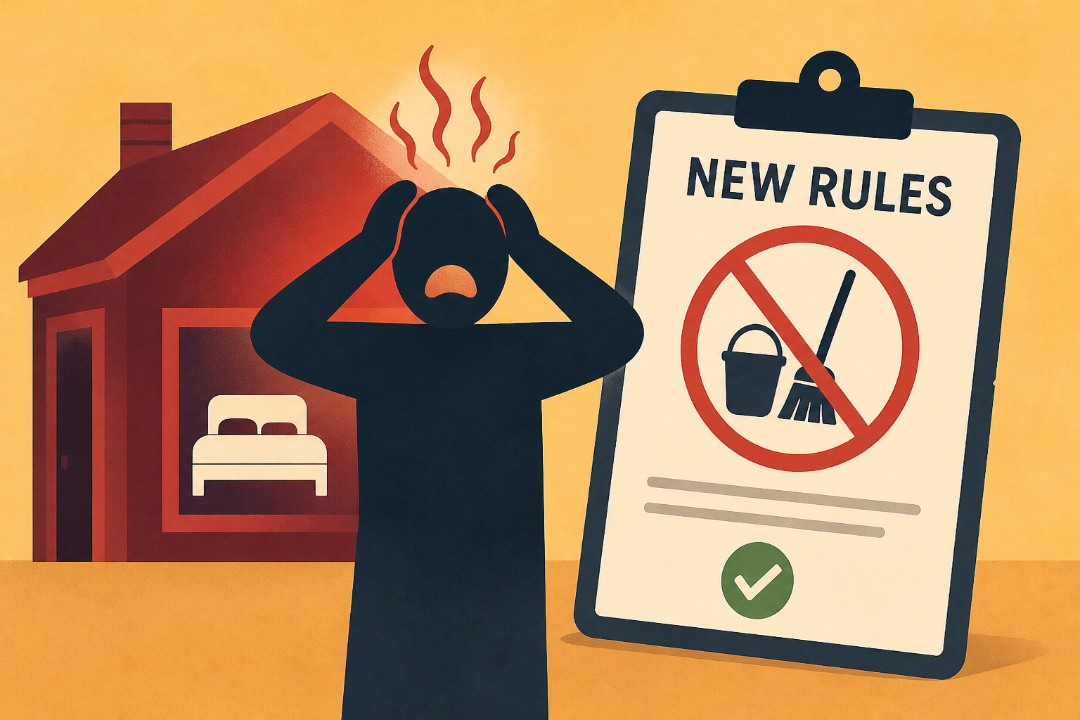 Airbnb Hosts Are Having a Meltdown After New Rules Means They Can't Force Guests to Clean Up Everything For Them