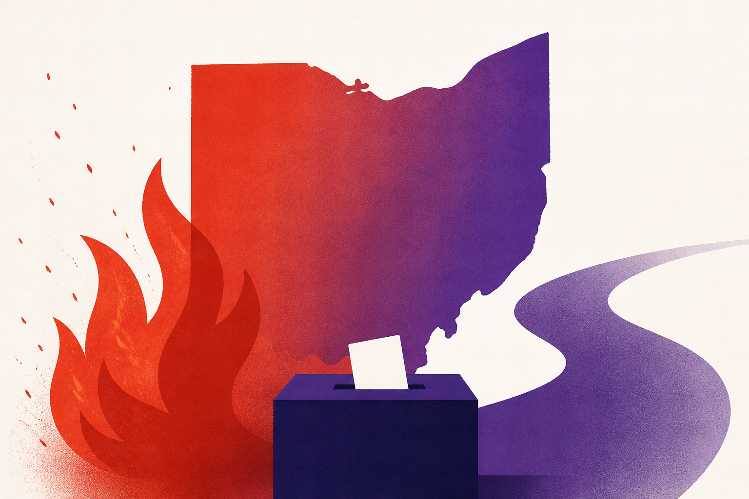 Ramaswamy and Trump gamble on an incendiary ad, as Ohio shows signs it might turn purple again