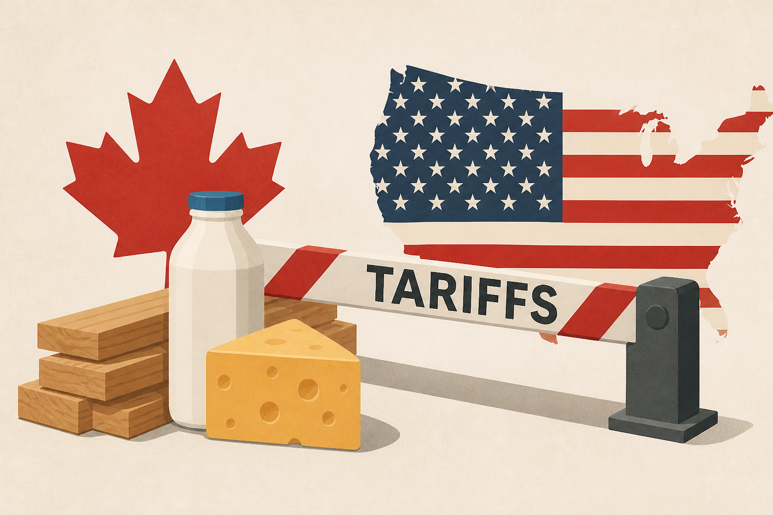 Trump's Canada tariffs put dairy, lumber and market access at risk