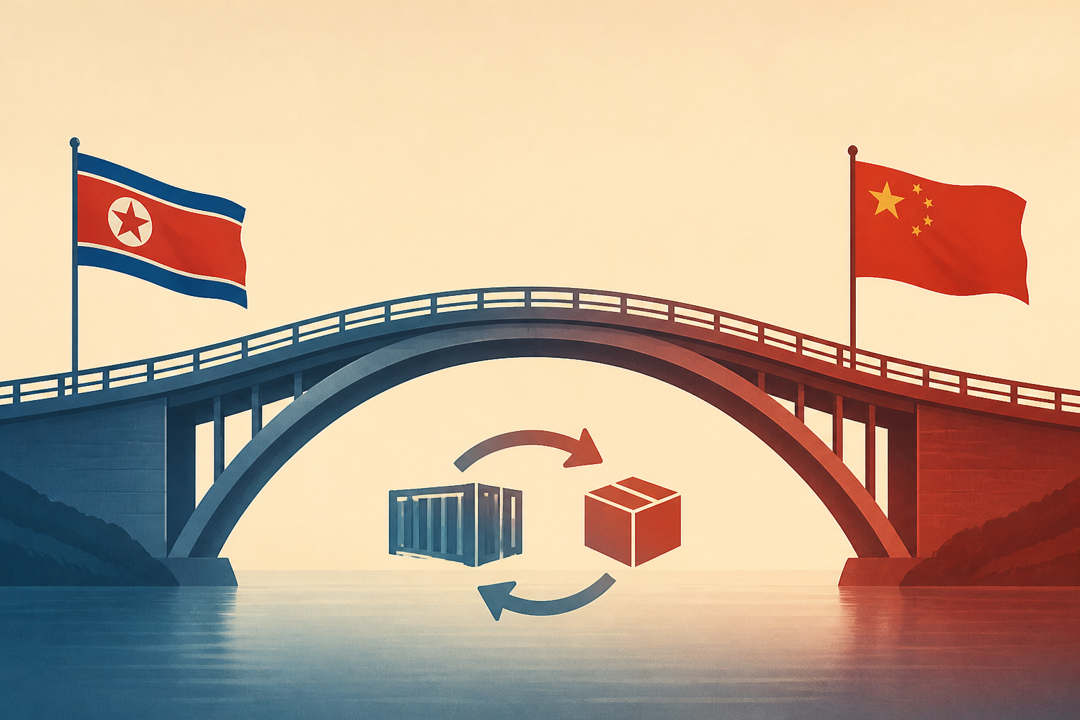 North Korea's Kim crosses new bridge into China as trade ties warm