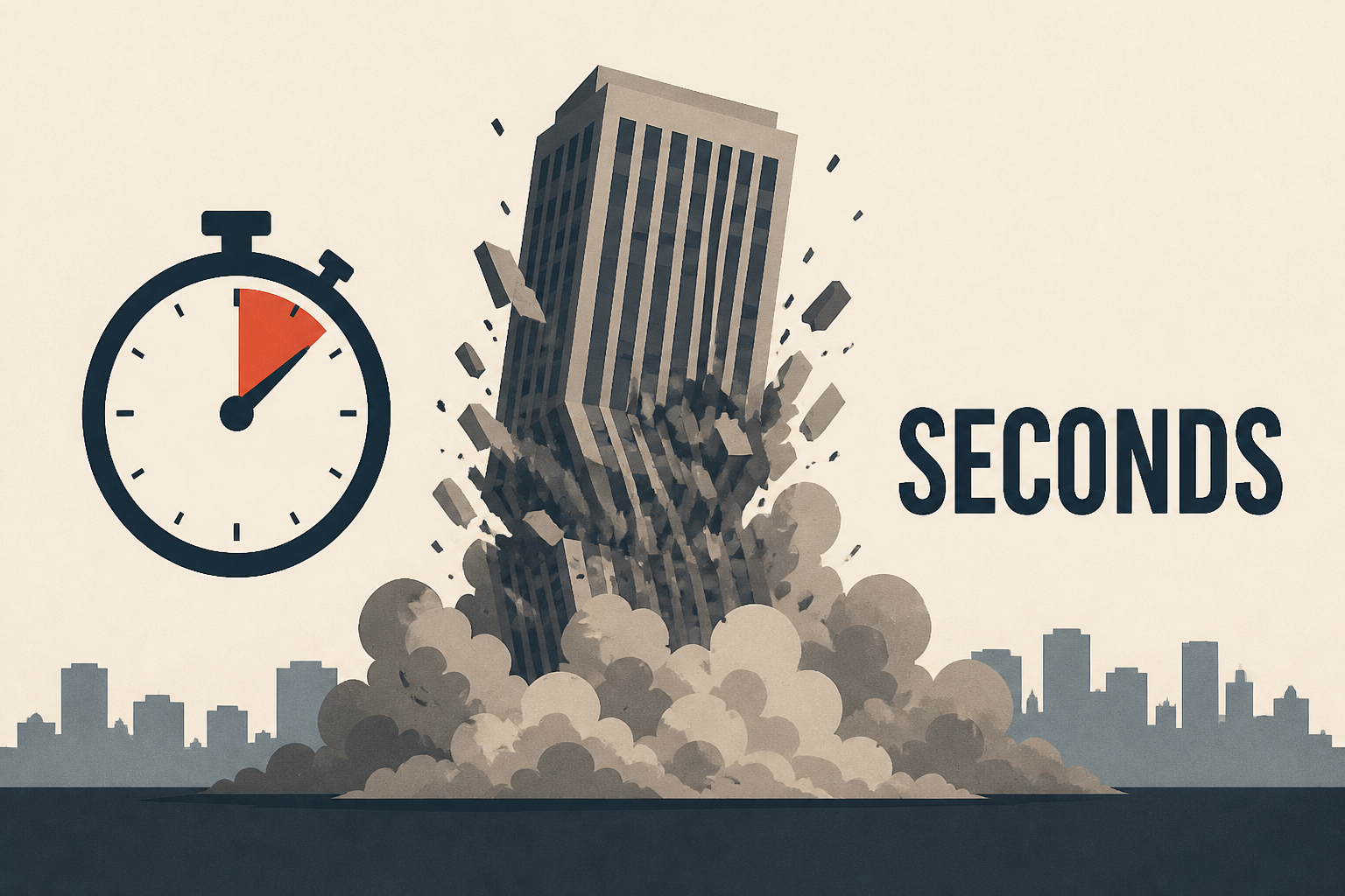 WATCH: 200-foot office tower imploded in seconds in metro Atlanta