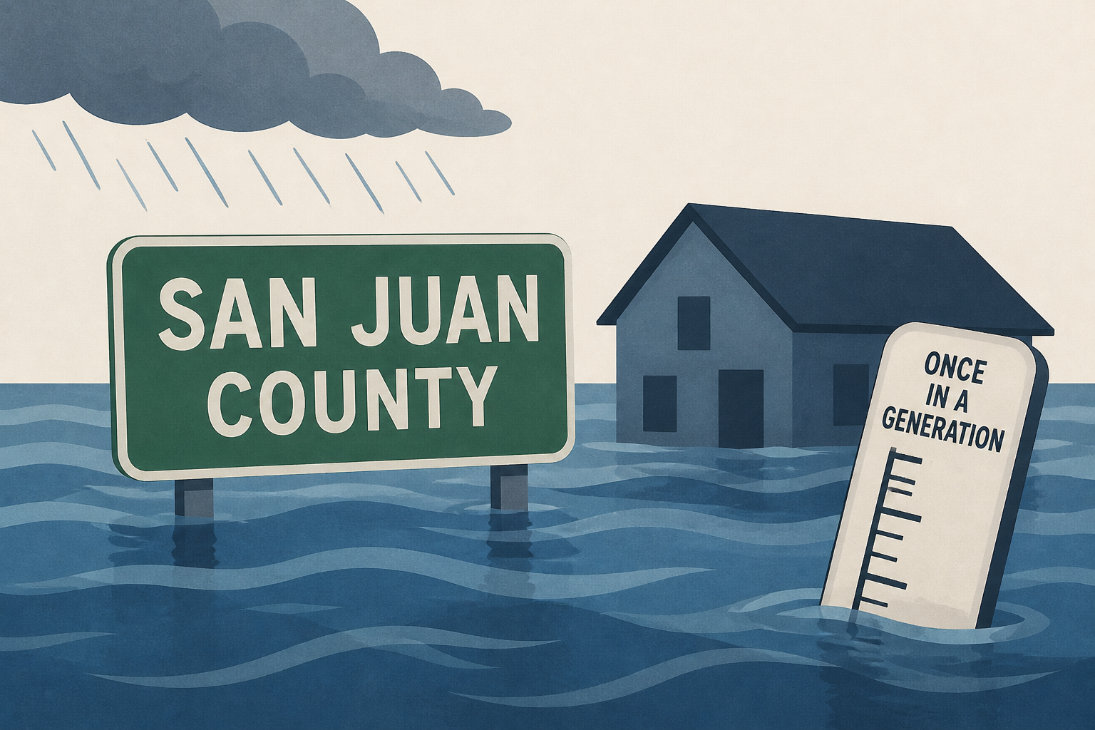 'Once in a generation' flood event impacts San Juan County