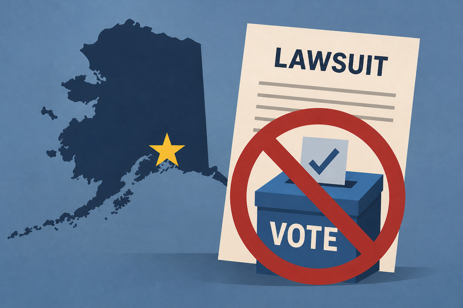 Trump administration sues to block possible Democratic win in Alaska Senate race