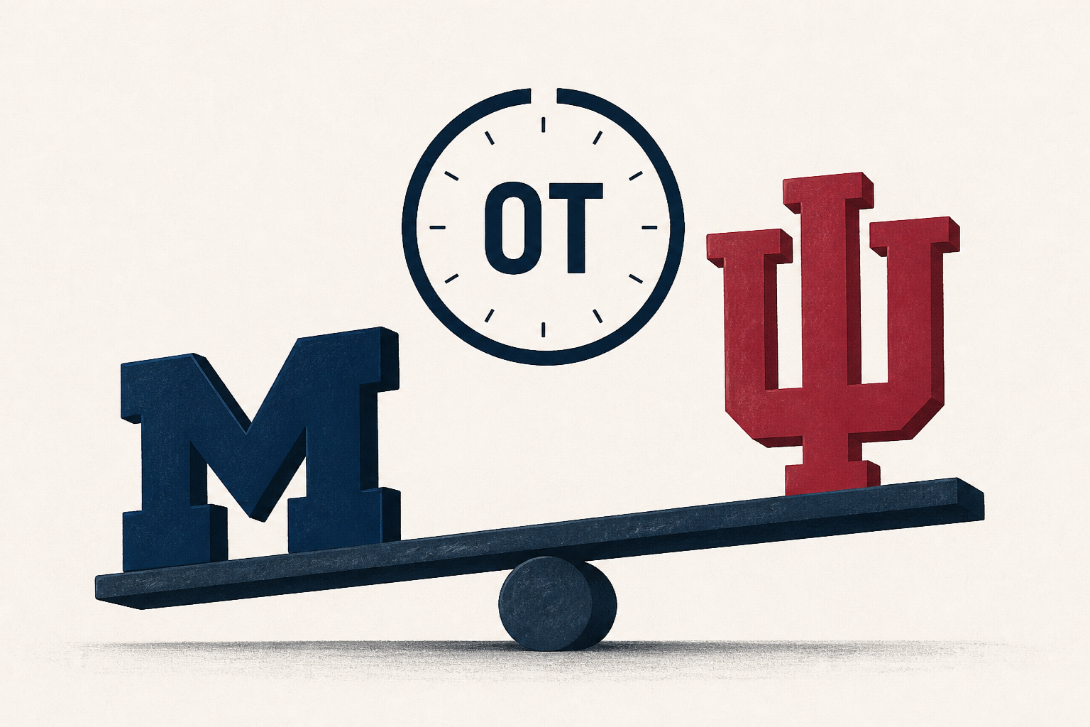 Michigan can't pull off upset, loses to Indiana in OT: Recap