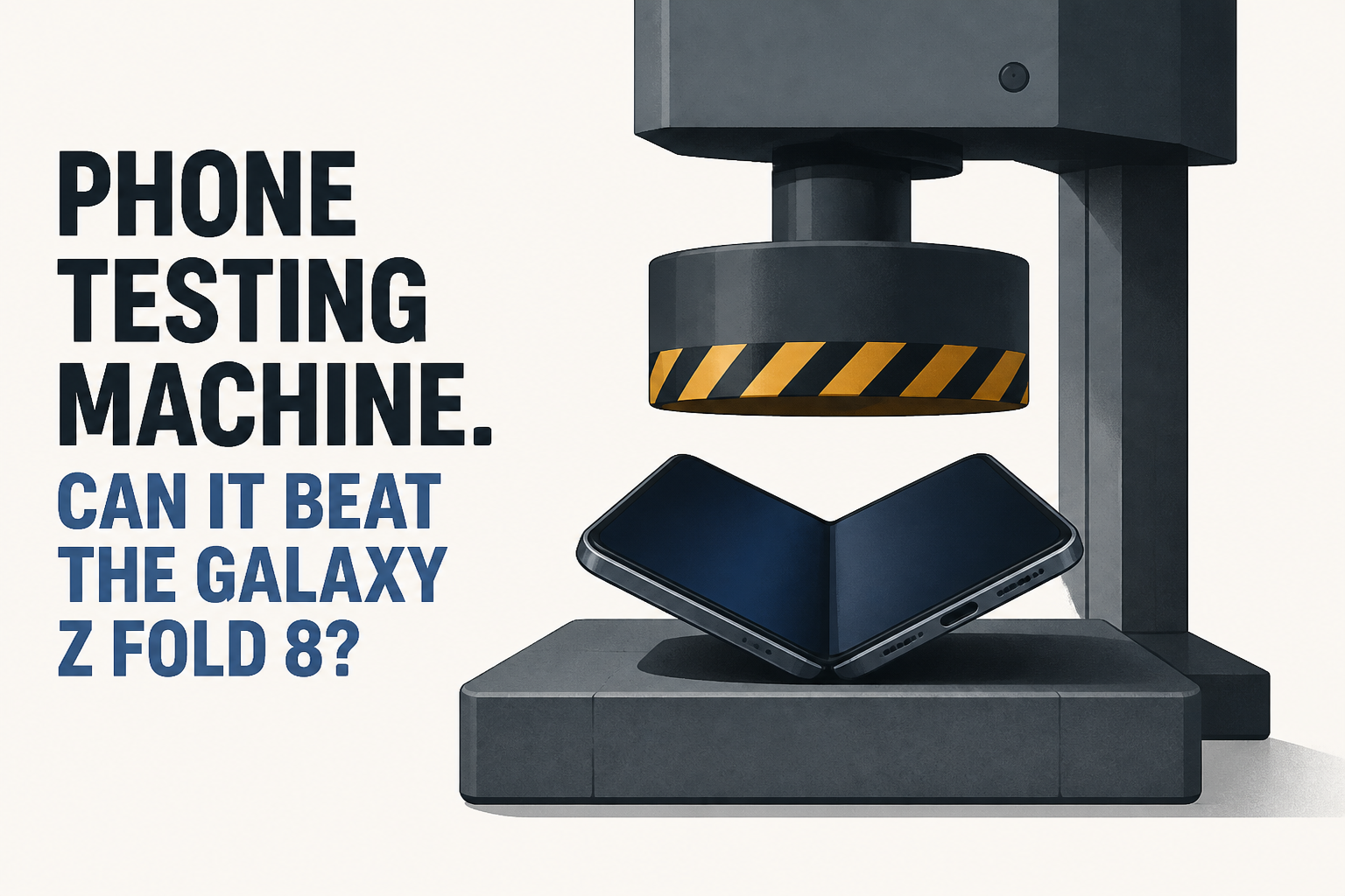 Phone Testing Machine. Can It Beat the Galaxy Z Fold 8?
