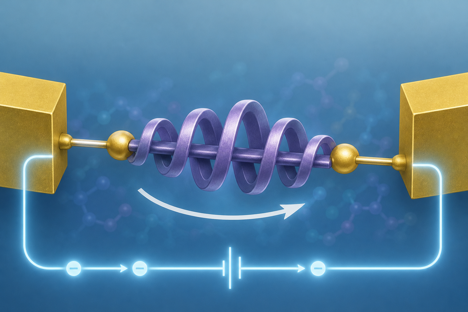 Archimedes screw inspires single-molecule motor powered by electric current