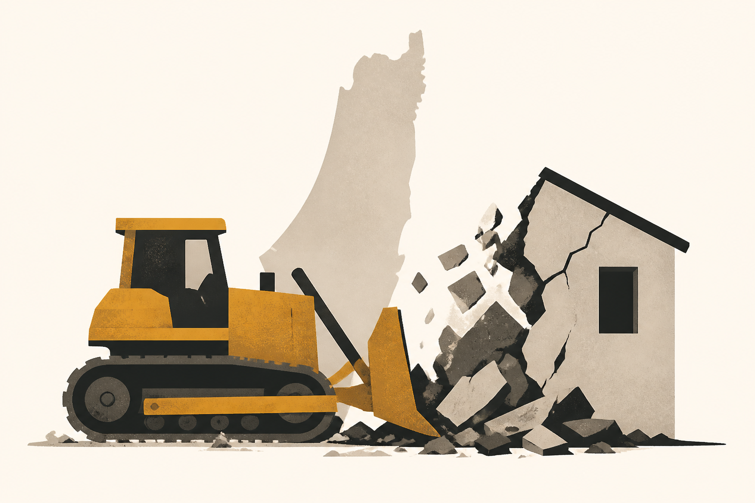 Bulldozers tear down home as Israel cracks down in the West Bank