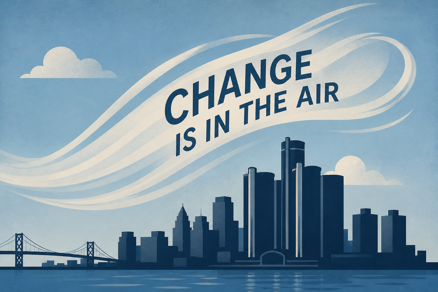 Former President Barack Obama tells Detroit 'change is in the air'
