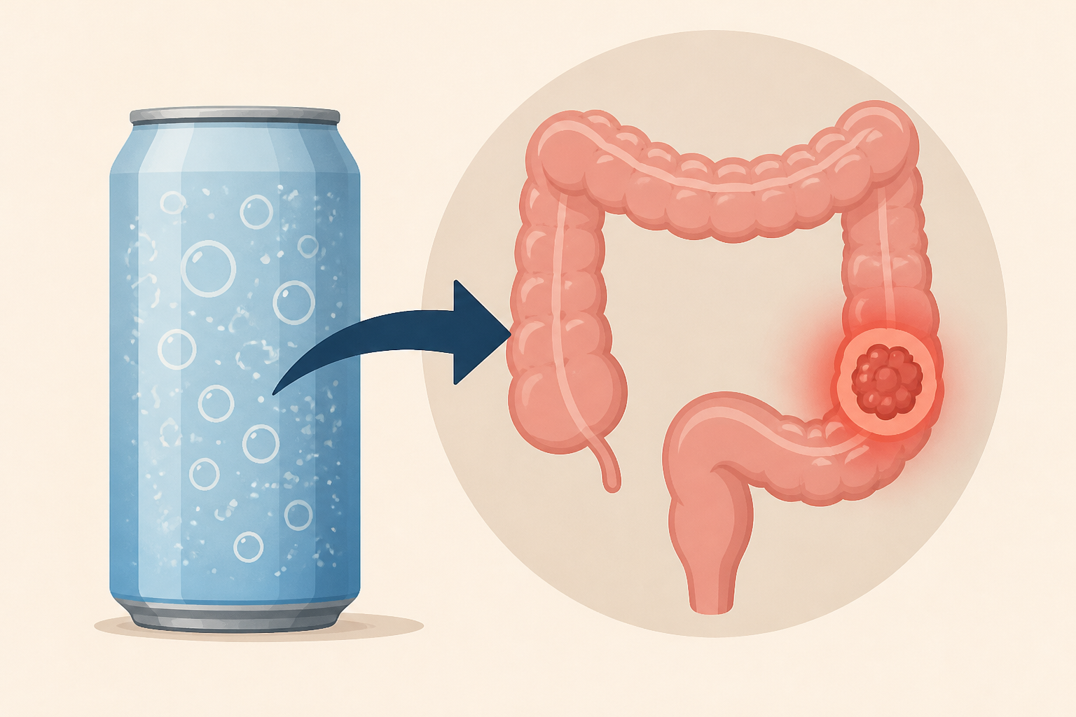 Sparkling Water Could Be Linked To Colorectal Cancer