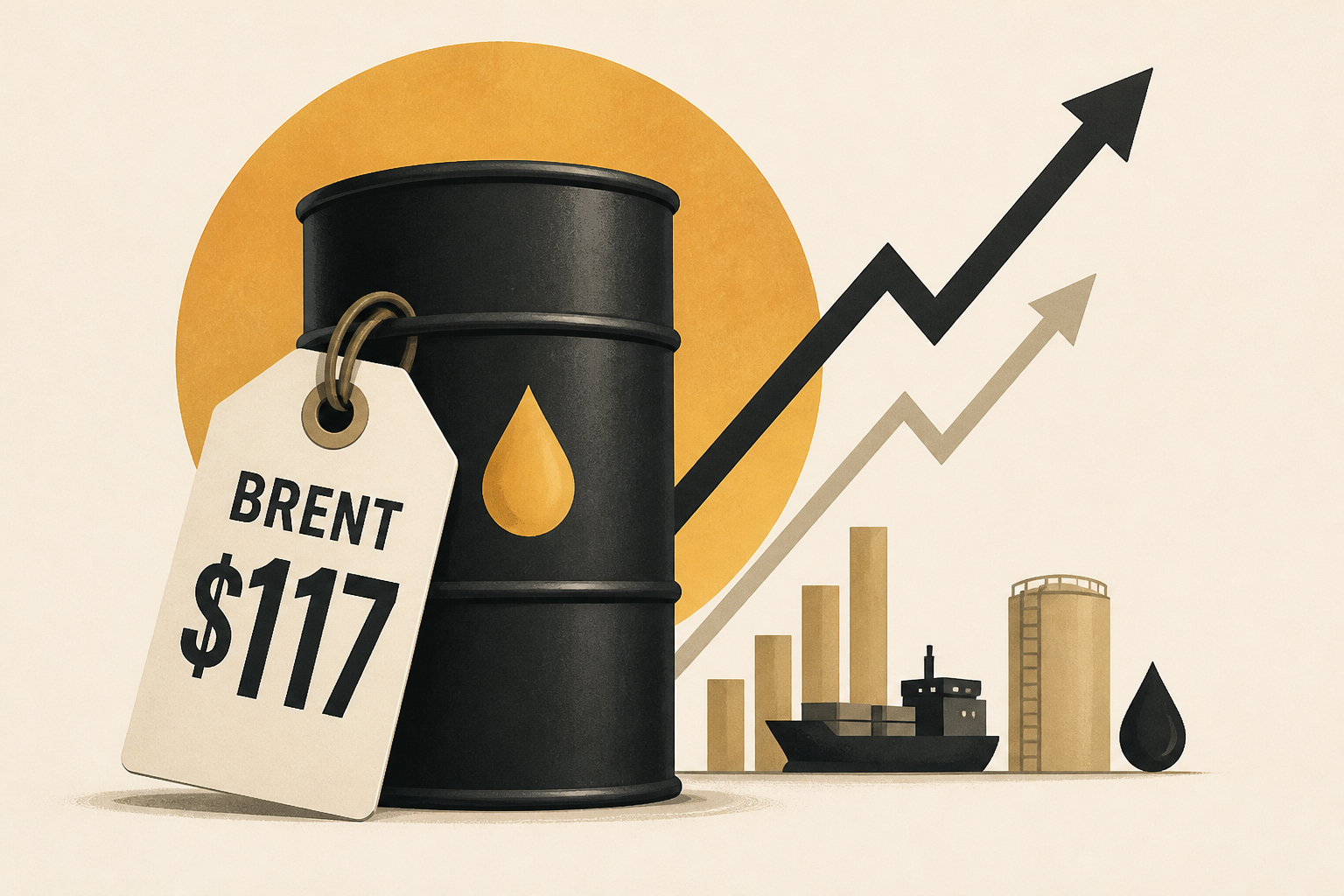 What’s Priced into Brent at $117?