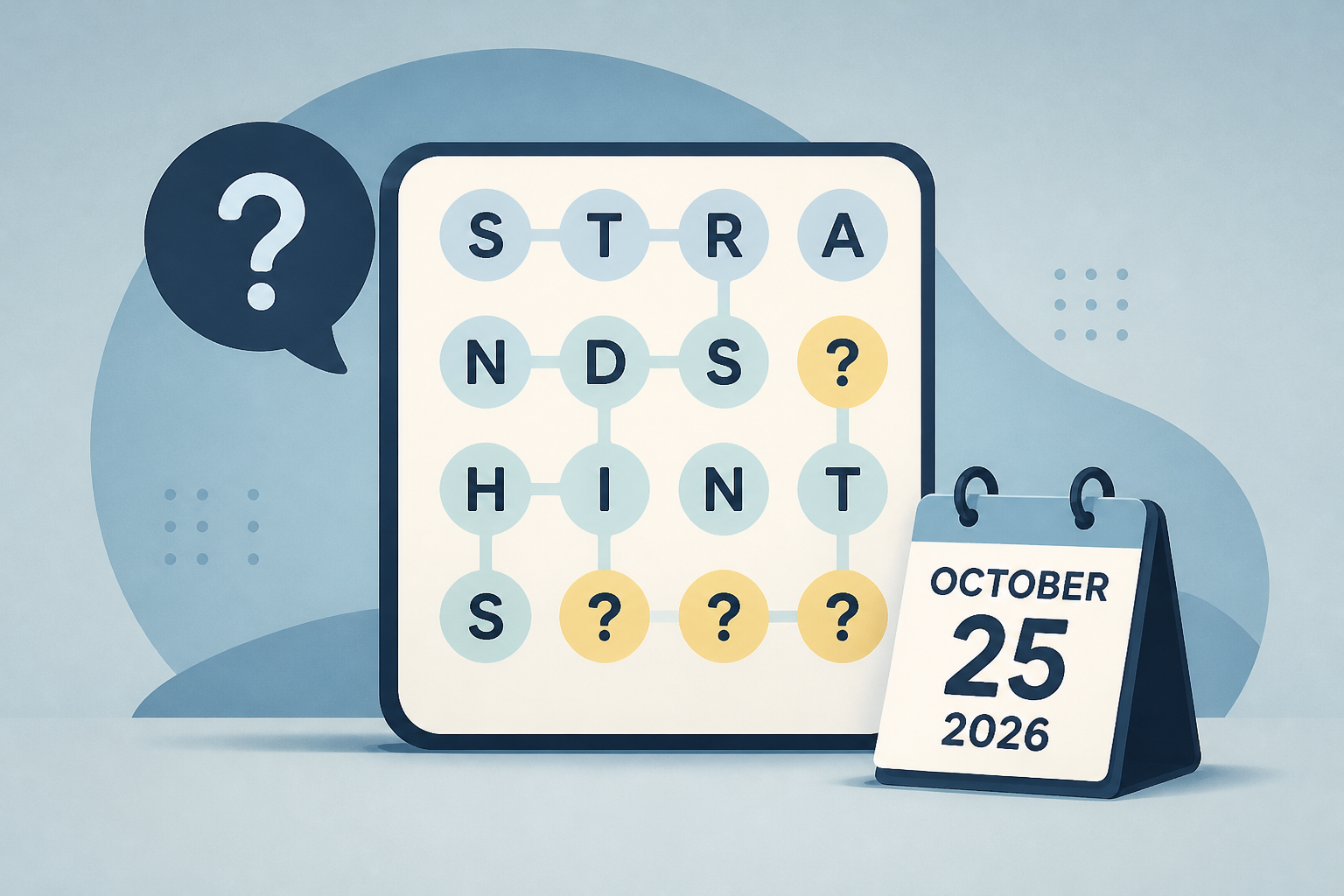 NYT Strands Hints for October 25, 2026