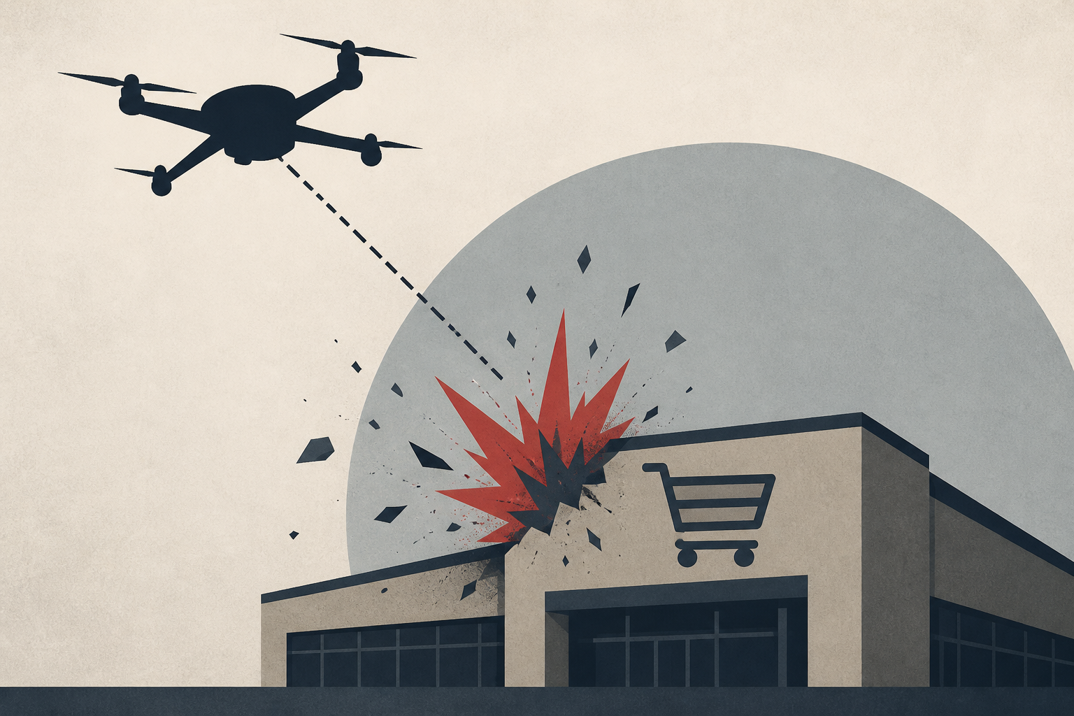Massive Ukrainian drone attack hits shopping center in Russia's Belgorod Oblast, locals say
