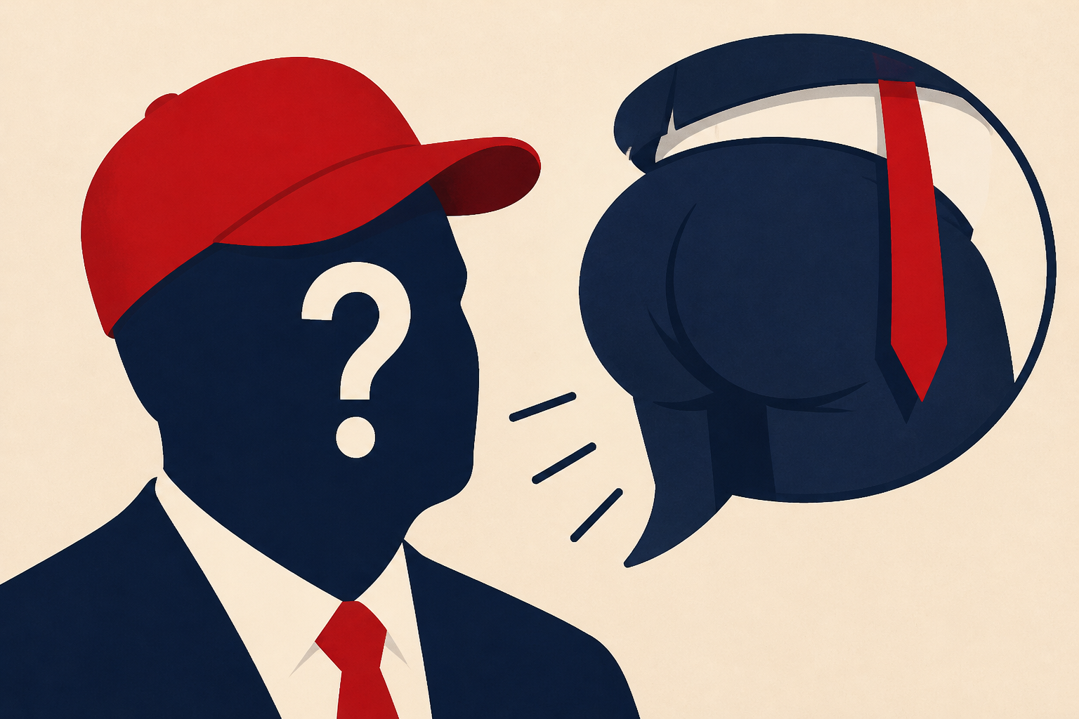 MAGA candidate reveals how he feels about Trump constantly talking about his rear