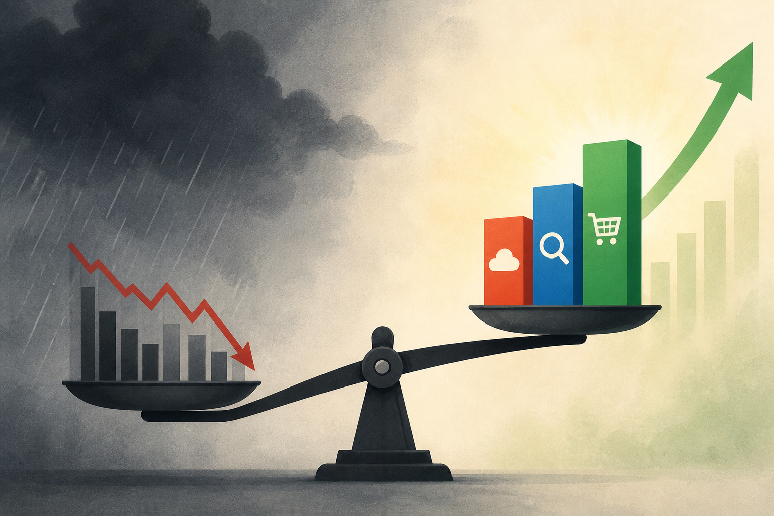 Dow Jones Futures: Microsoft, Google, Amazon Lead Earnings In Doom-And-Bloom Market