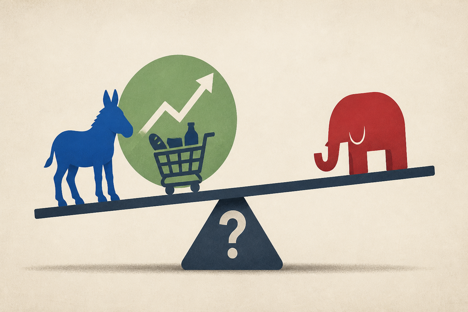 CBS News poll finds Democrats still boosted by voters' economic concerns, but many don't think either party has a plan