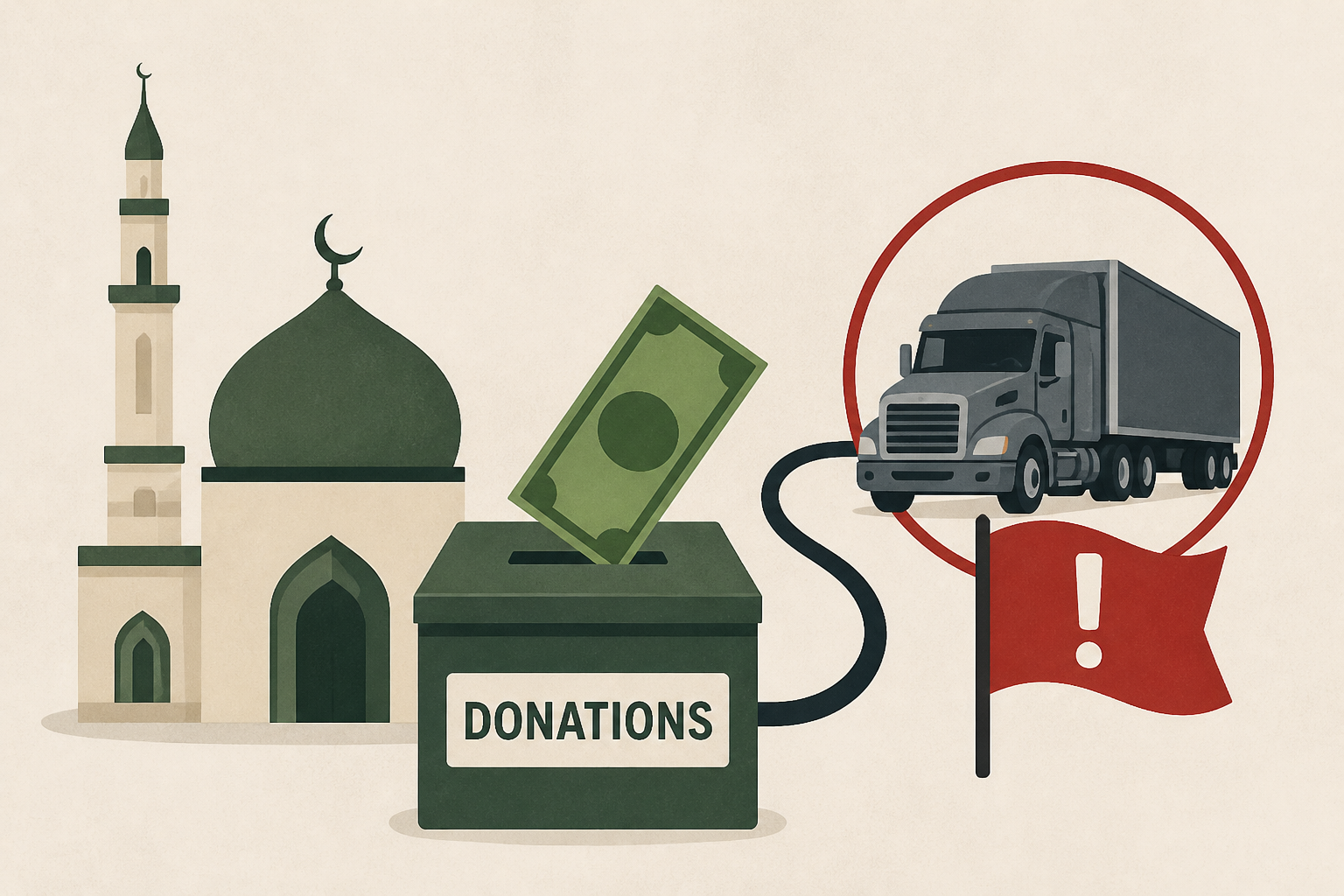 Islamic Center of Maineville tied to donations from flagged trucking firms