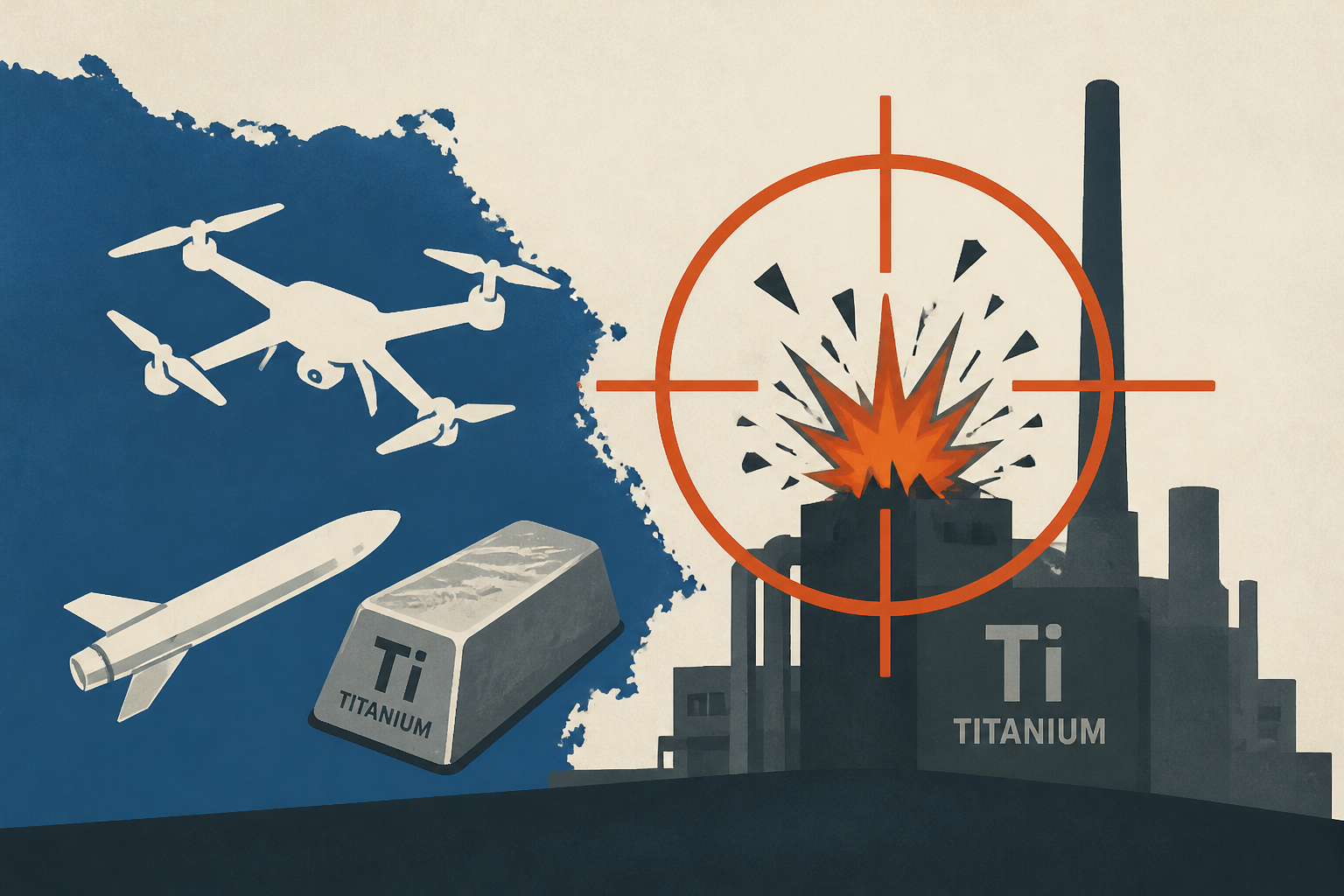 Ukraine strikes Russian titanium plant, facility producing missile, drone components, monitoring channels claim
