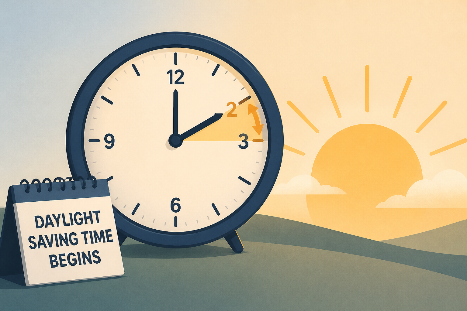 Here's when daylight saving time begins