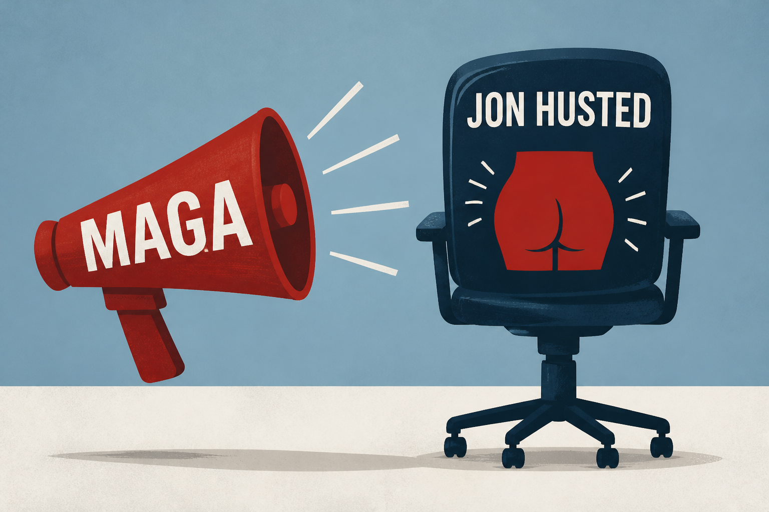 Trump keeps talking about MAGA Jon Husted’s rear - and this is what the candidate feels about it