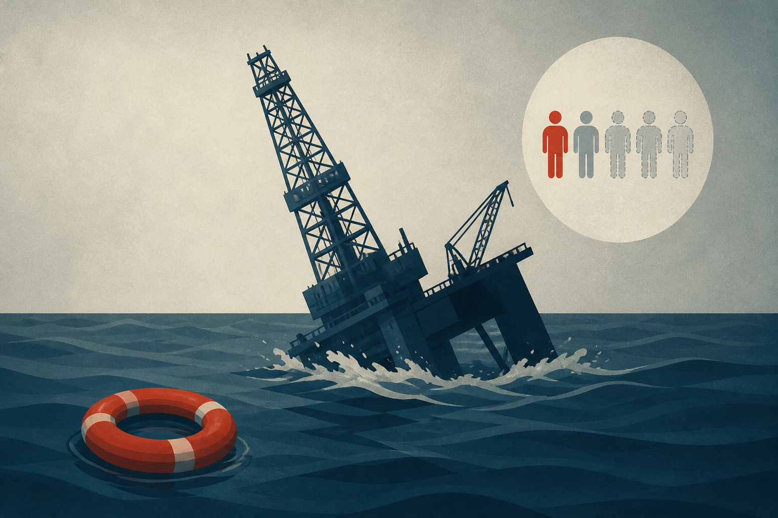 Borr Drilling rig sinks off Gabon, one person dead and four missing