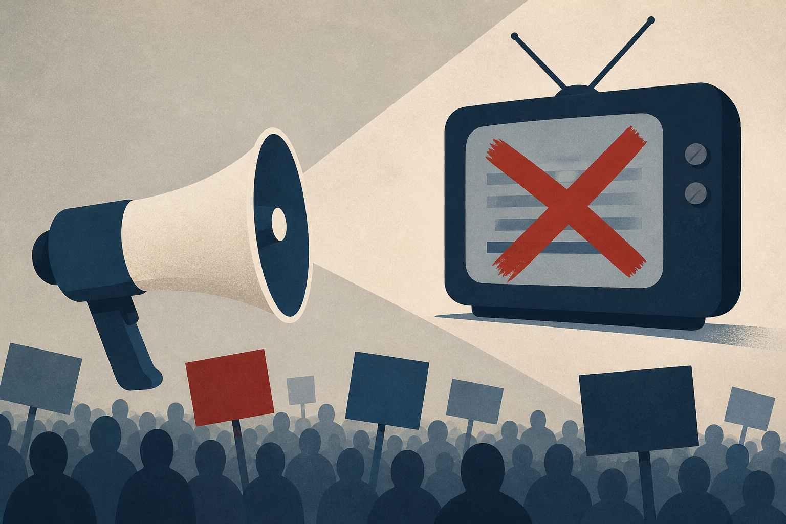 Thousands protest Czech government's public media overhaul after rushed vote
