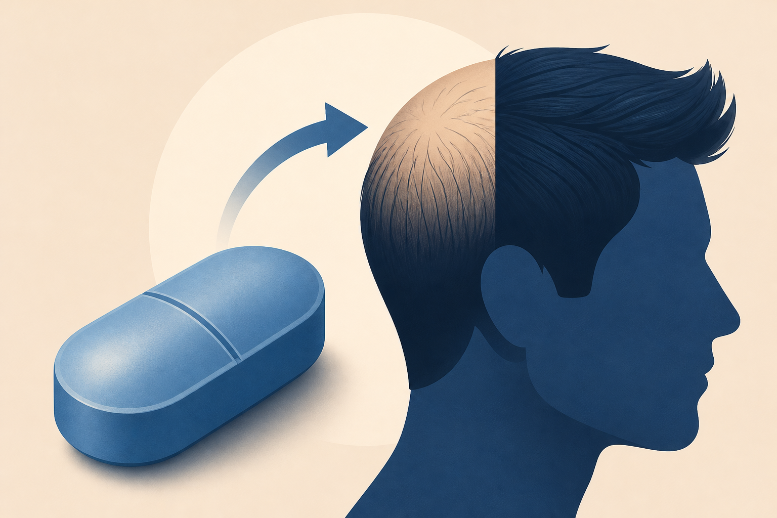Men battling baldness may soon have a new pill to turn to