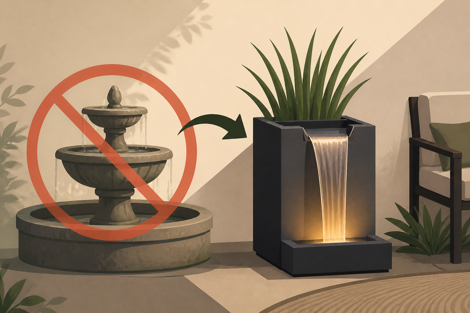 Retire Your Old Fountain: The Alternative From Home Depot Perfect For Your Small Patio