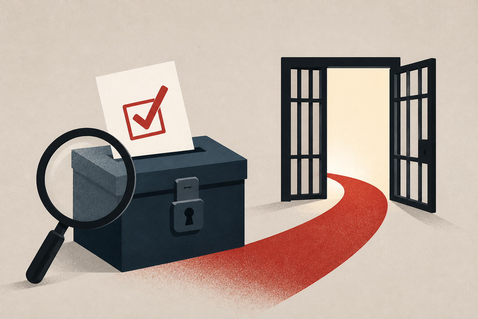 Trump's focused on voter fraud. Yet he worked to free a former official convicted in an election interference case.