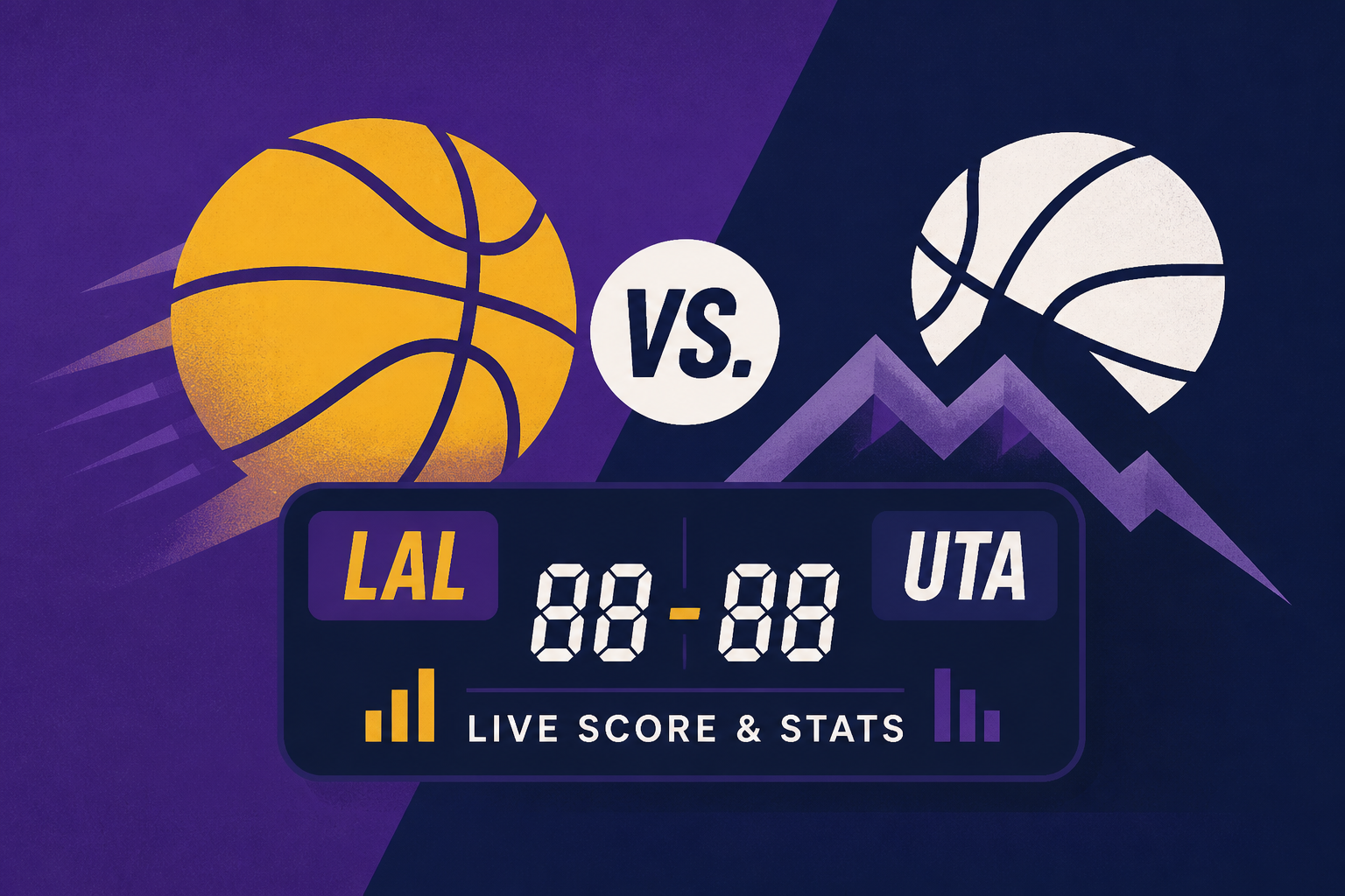 Los Angeles Lakers vs. Utah Jazz Live Score and Stats