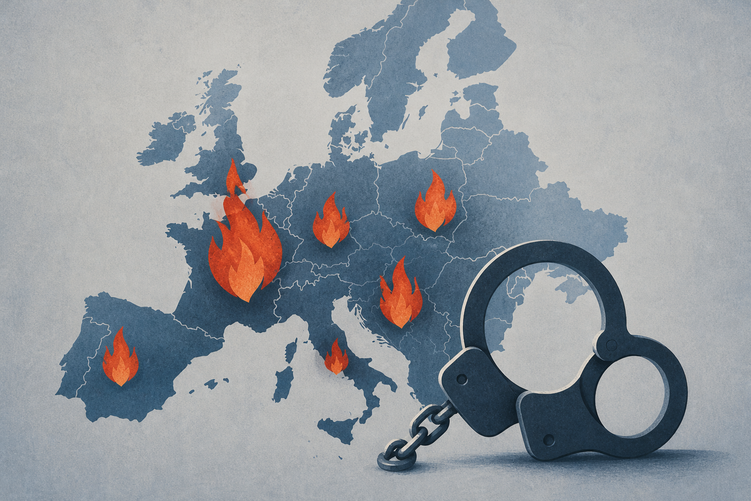 France riots spread across Europe as thousands arrested in clashes