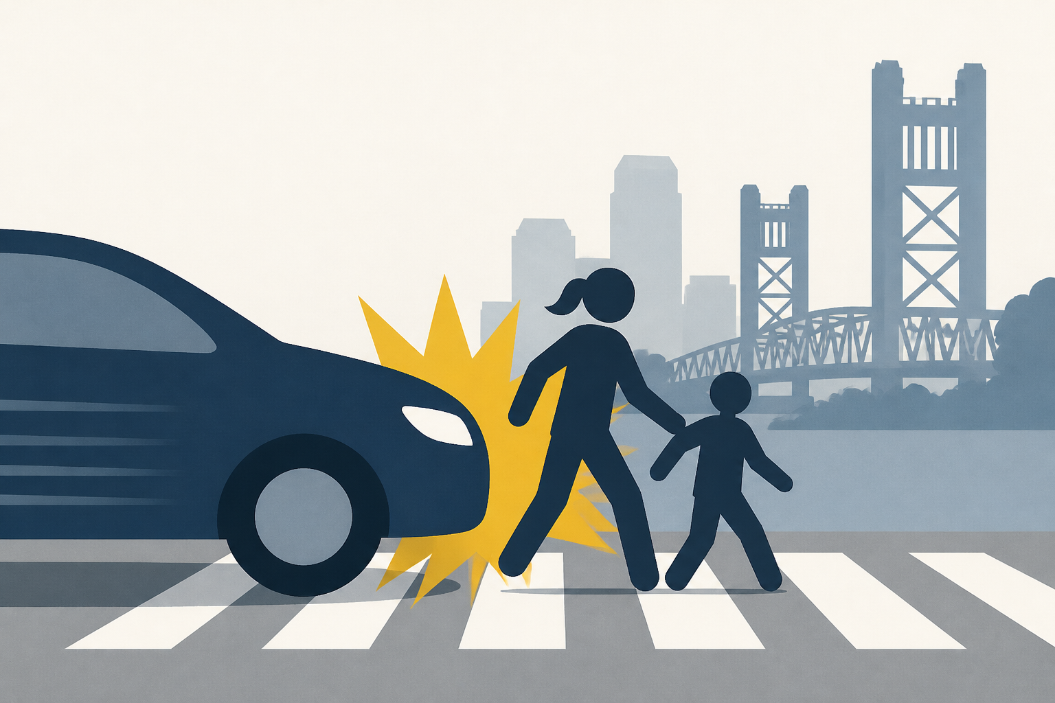 Woman, juvenile both struck by vehicle in Sacramento