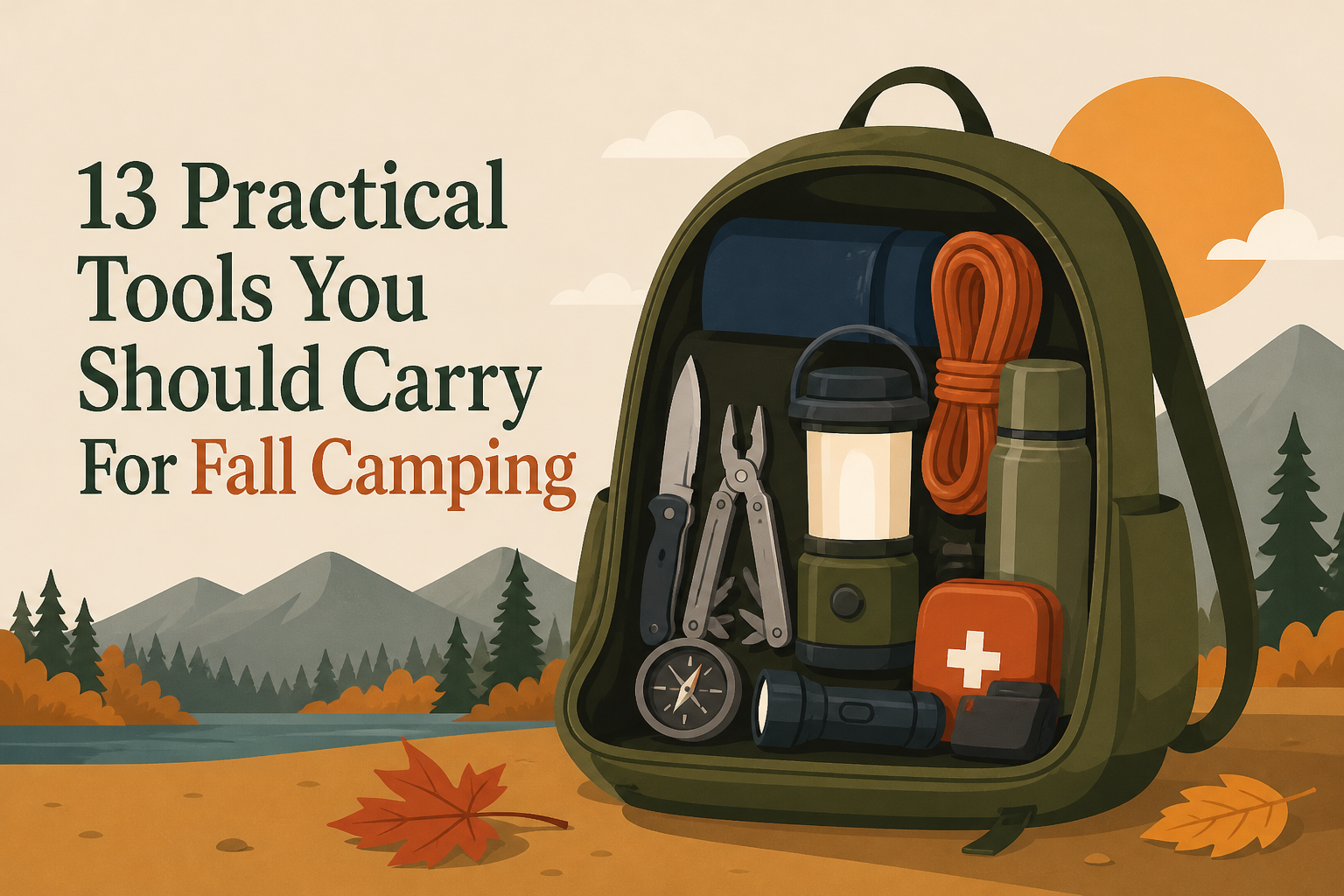 13 Practical Tools You Should Carry For Fall Camping