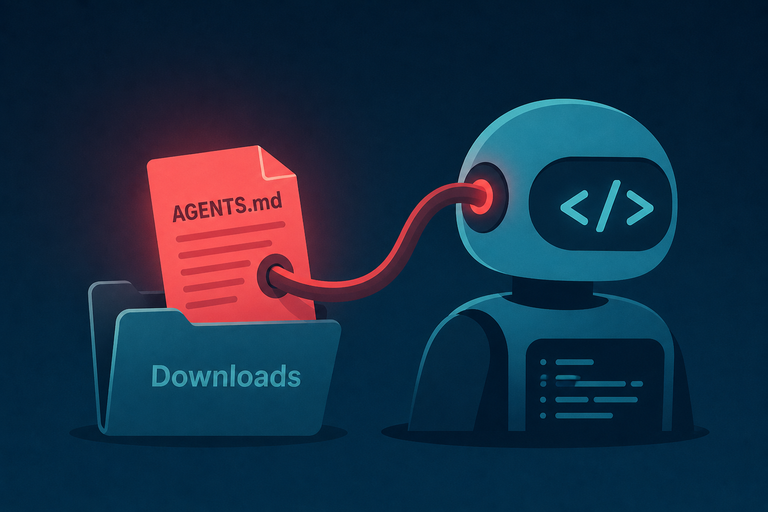 AI coding agents hijacked using AGENTS.md file in Downloads folder