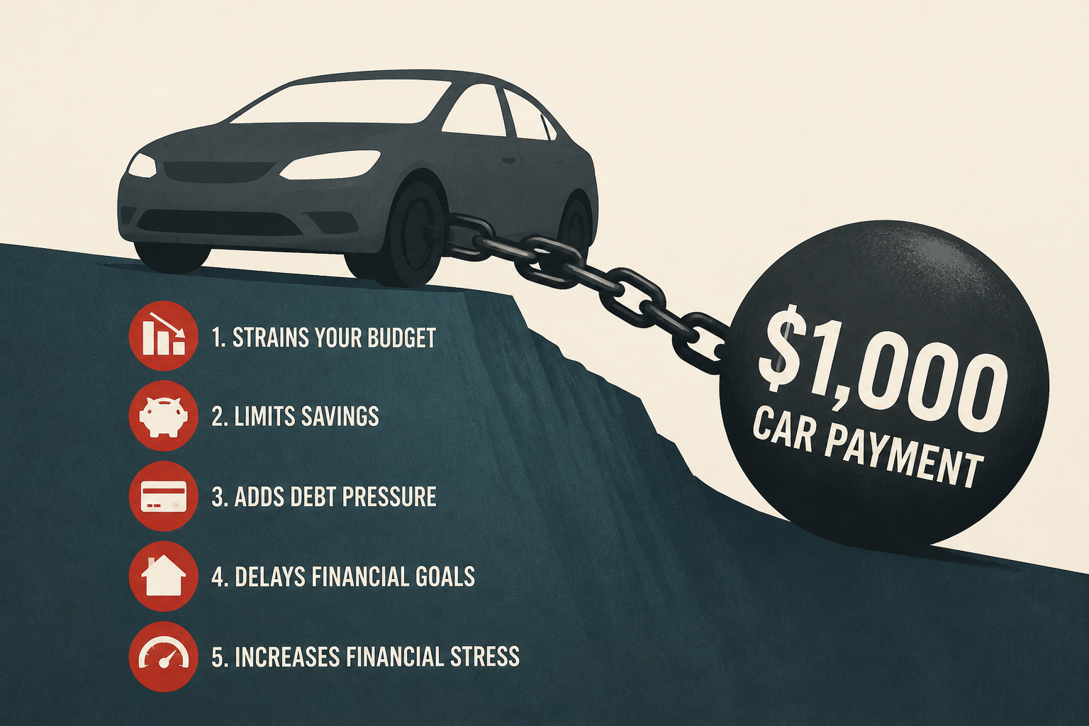 5 reasons why a $1,000 car payment is a bad idea