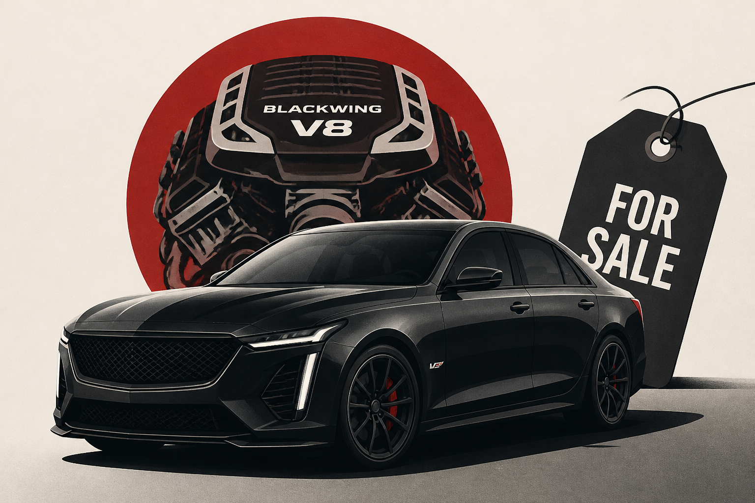 Holy Flip, It's a Cadillac CT6-V With the Blackwing V8 for Sale