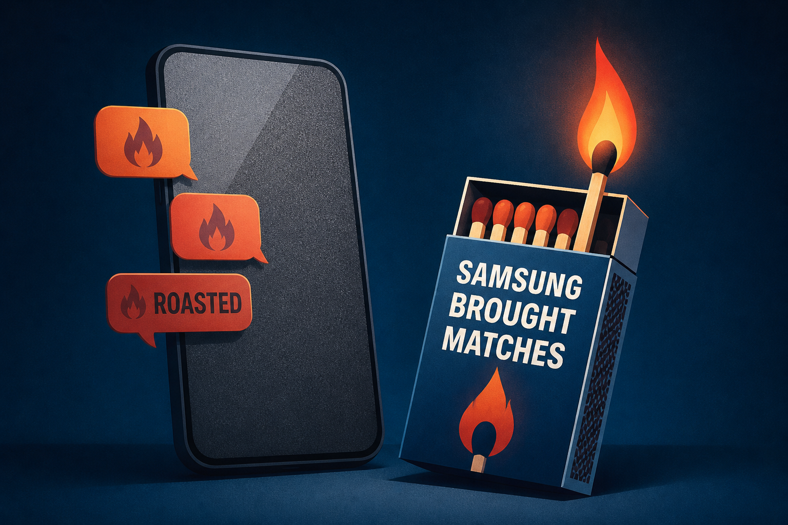 iPhone Duo Nano Texture is getting roasted and Samsung brought matches