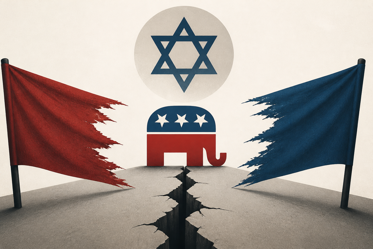 Republicans race to avoid a civil war over Israel
