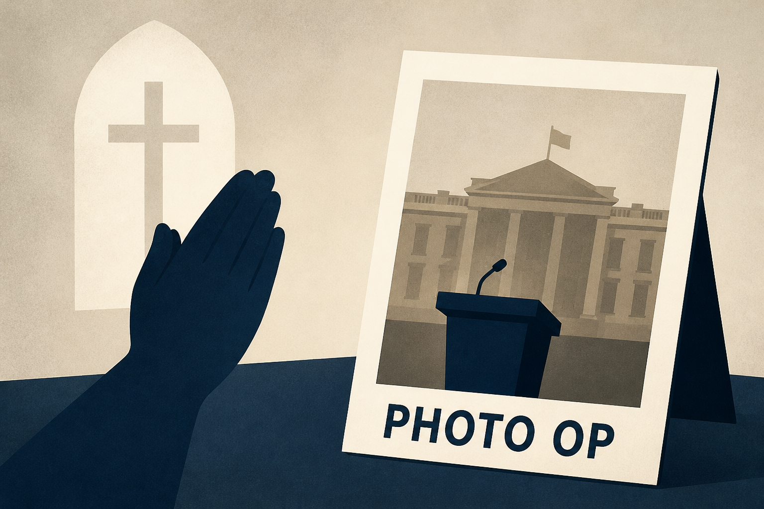 Catholic bishops accuse Trump White House of turning prayer into campaign photo op
