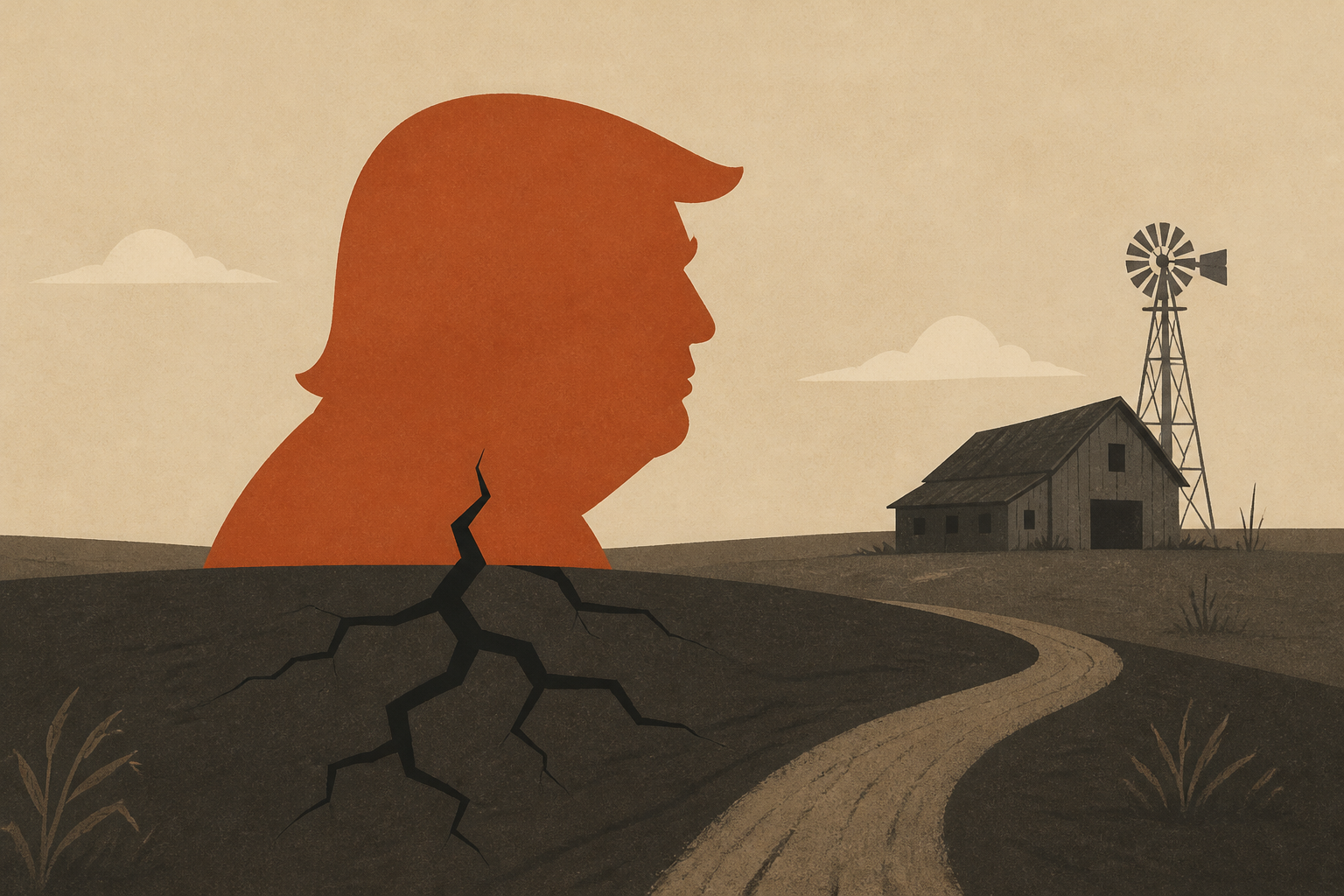 Donald Trump has been a disaster for rural America
