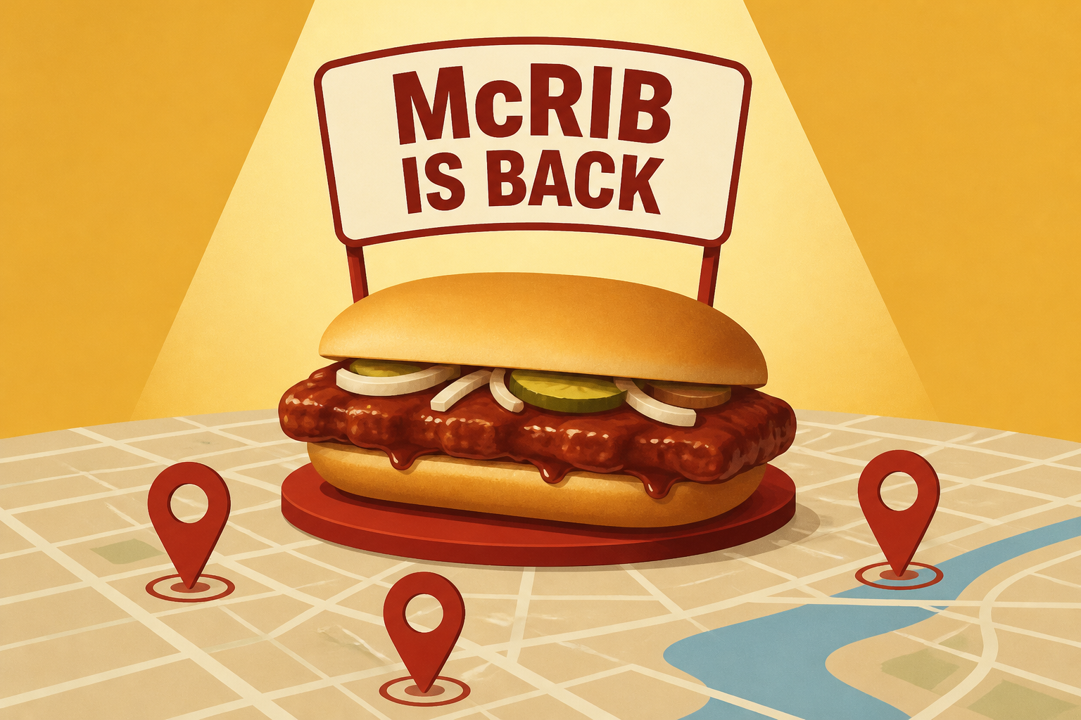 McDonald's McRib returns to select cities