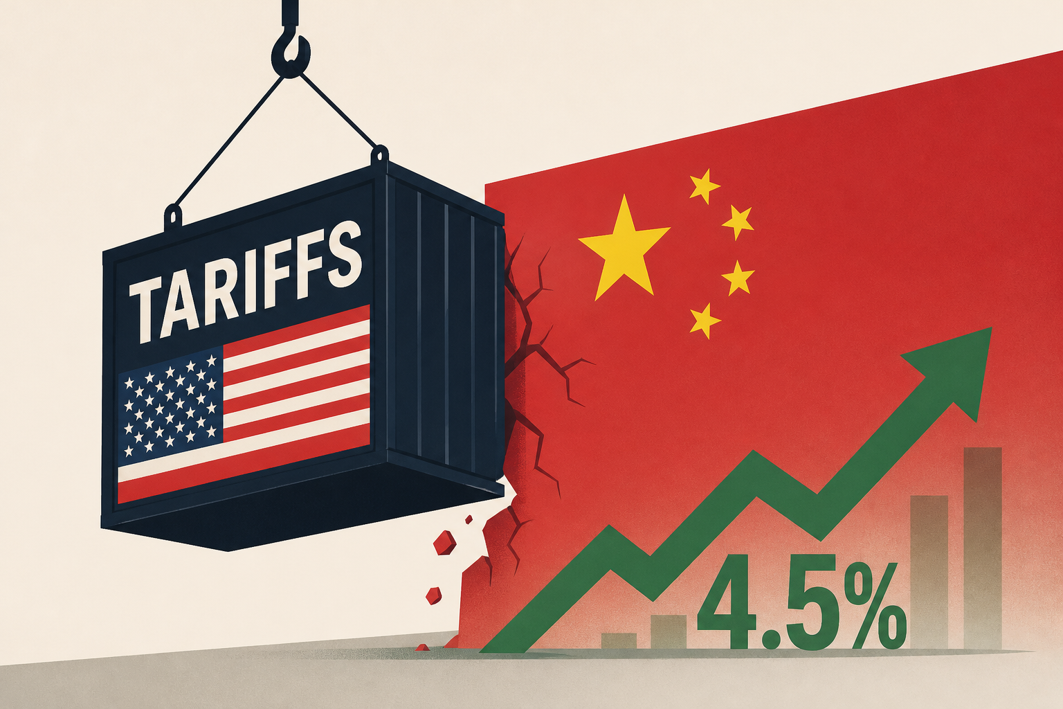 Trump’s tariffs promised trouble for China, though Goldman Sachs notes growth of 4.5%