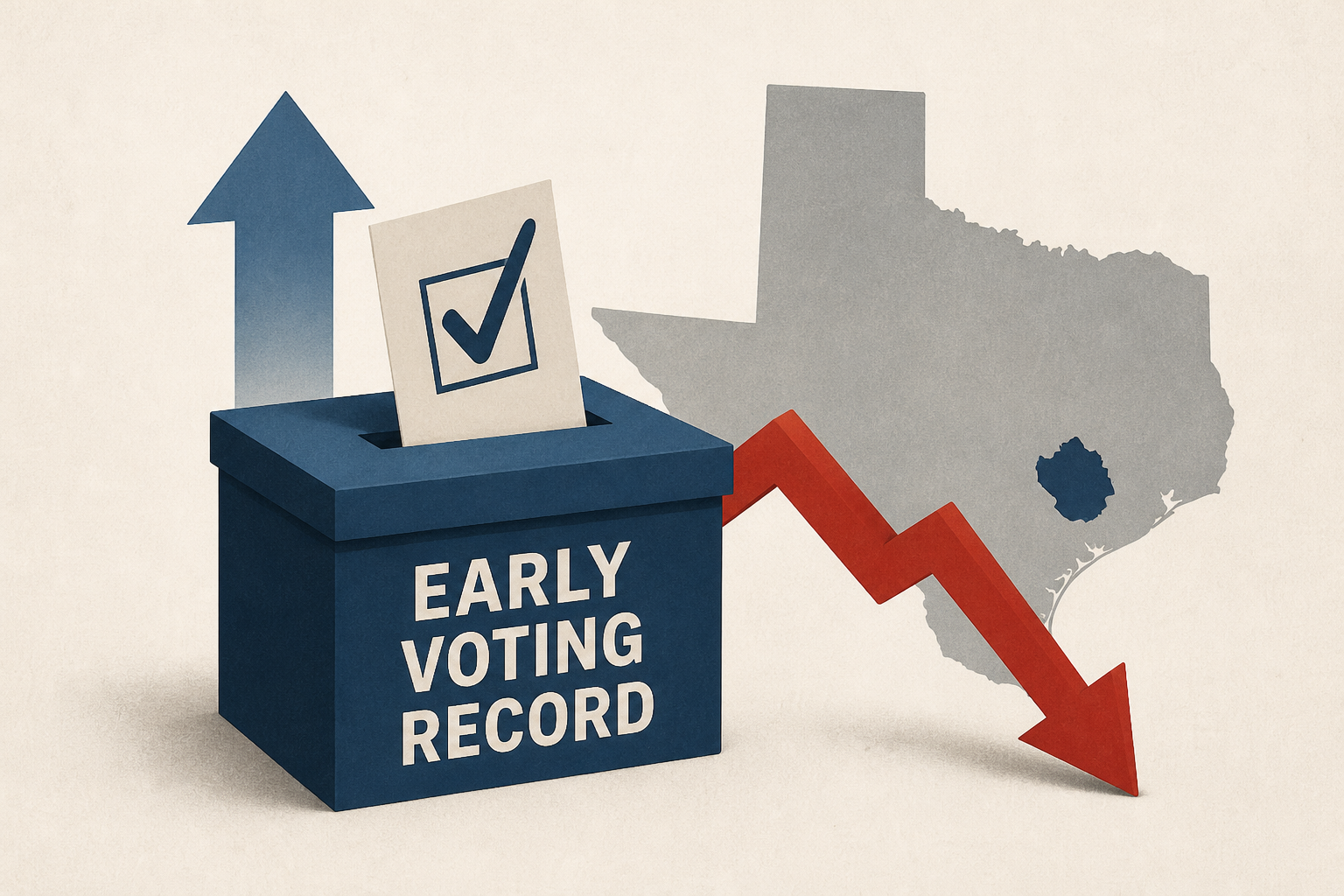 Harris County broke early-voting records in 2018, too. Democrats still lost.